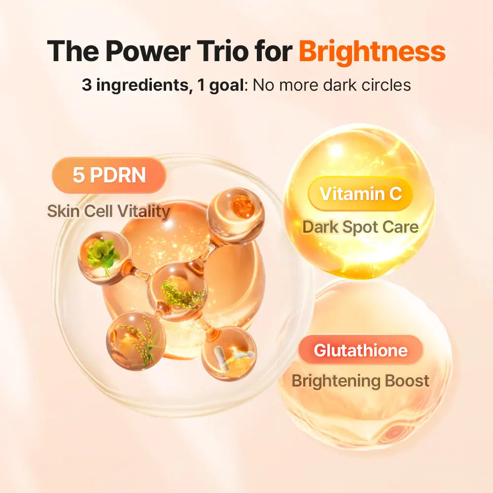 [Glimave Official] Viral Peptide X PDRN X Snail Eye Care | Say goodbye to fine lines, puffiness, and dark circles and hello to a vibrant and refreshed look!