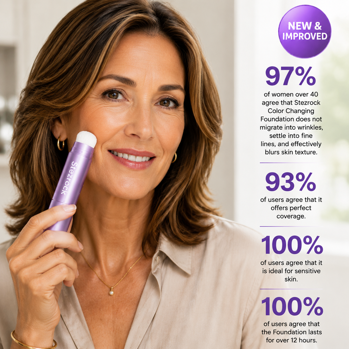Changing Foundation Stick – The stick that makes mature skin glow again