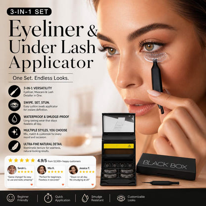 3-in-1 Lower Lash, Eyeliner & Beauty Mark Stamp Kit