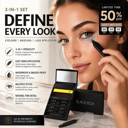 3-in-1 Lower Lash, Eyeliner & Beauty Mark Stamp Kit