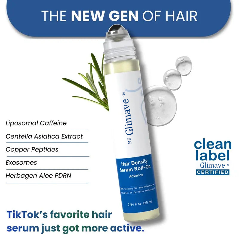 Advanced Hair Density Roll-On Serum - Hair Density Miracle, Anti Hair Fall Scalp Care for Men & Women