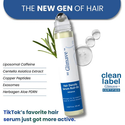 Advanced Hair Density Roll-On Serum - Hair Density Miracle, Anti Hair Fall Scalp Care for Men & Women