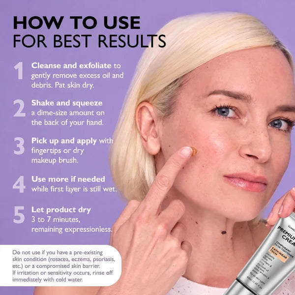Step to use face tightener