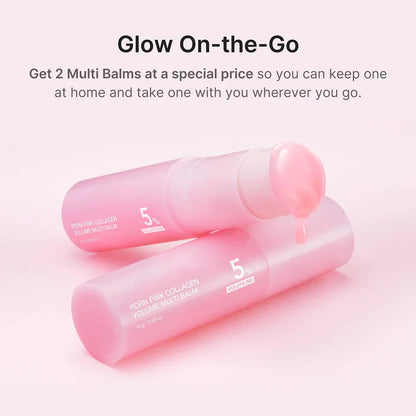 🔥LAST DAY 70% OFF Glimave™ Pink Collagen Volume Balm Stick with 5% Volufiline 💖