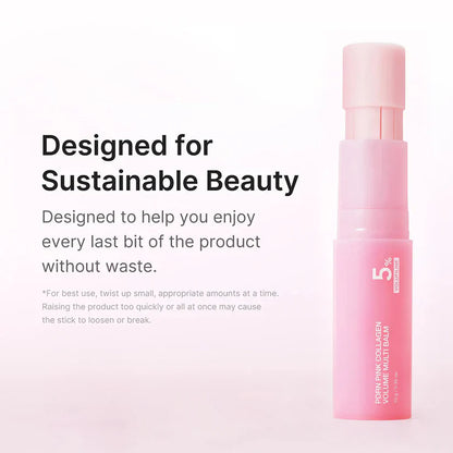 🔥LAST DAY 70% OFF Glimave™ Pink Collagen Volume Balm Stick with 5% Volufiline 💖