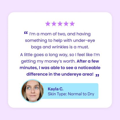 Voezra® Eye Bag Instant Eraser, Tightens, Firms & Blurs Wrinkles