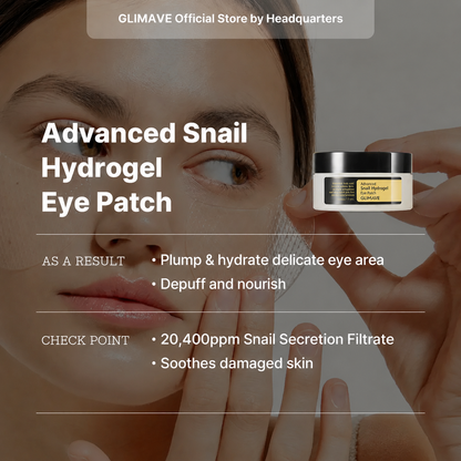 [Glimave Official] Viral Peptide X PDRN X Snail Eye Care | Say goodbye to fine lines, puffiness, and dark circles and hello to a vibrant and refreshed look!
