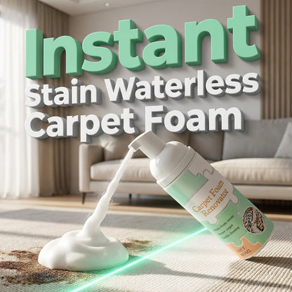 🔥Limited Time Promotion 60% OFF🔥Waterless Carpet Foam Stain Remover with Towel