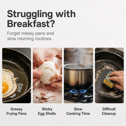 Glimave Microwave Egg Steamer - Perfect Eggs in 2 Mins