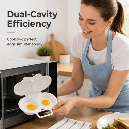Glimave Microwave Egg Steamer - Perfect Eggs in 2 Mins